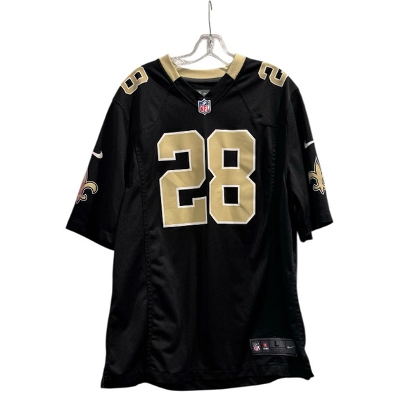 Nike 🏈 NFL NEW ORLEANS SAINTS #28 Ingram football jersey Men’s size Large - Picture 4 of 14